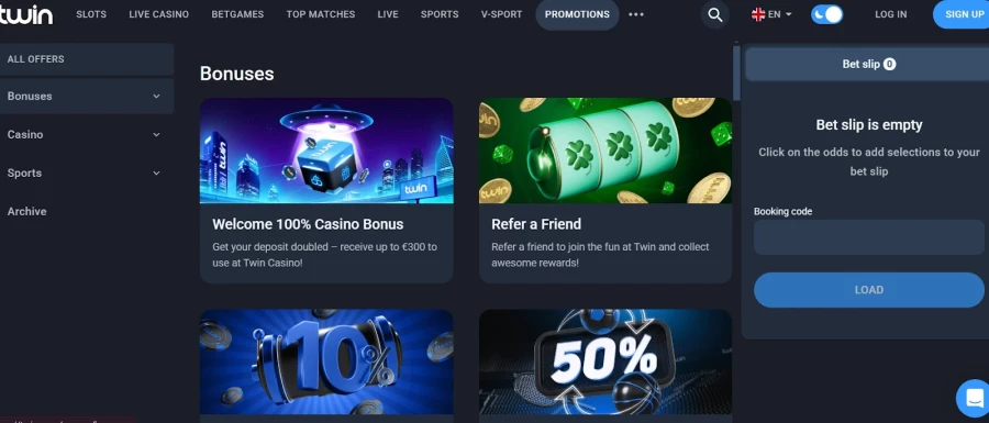 Twin Casino app